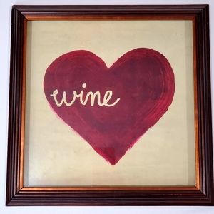 Wine In My Heart Morgan Yamada Framed Picture Art